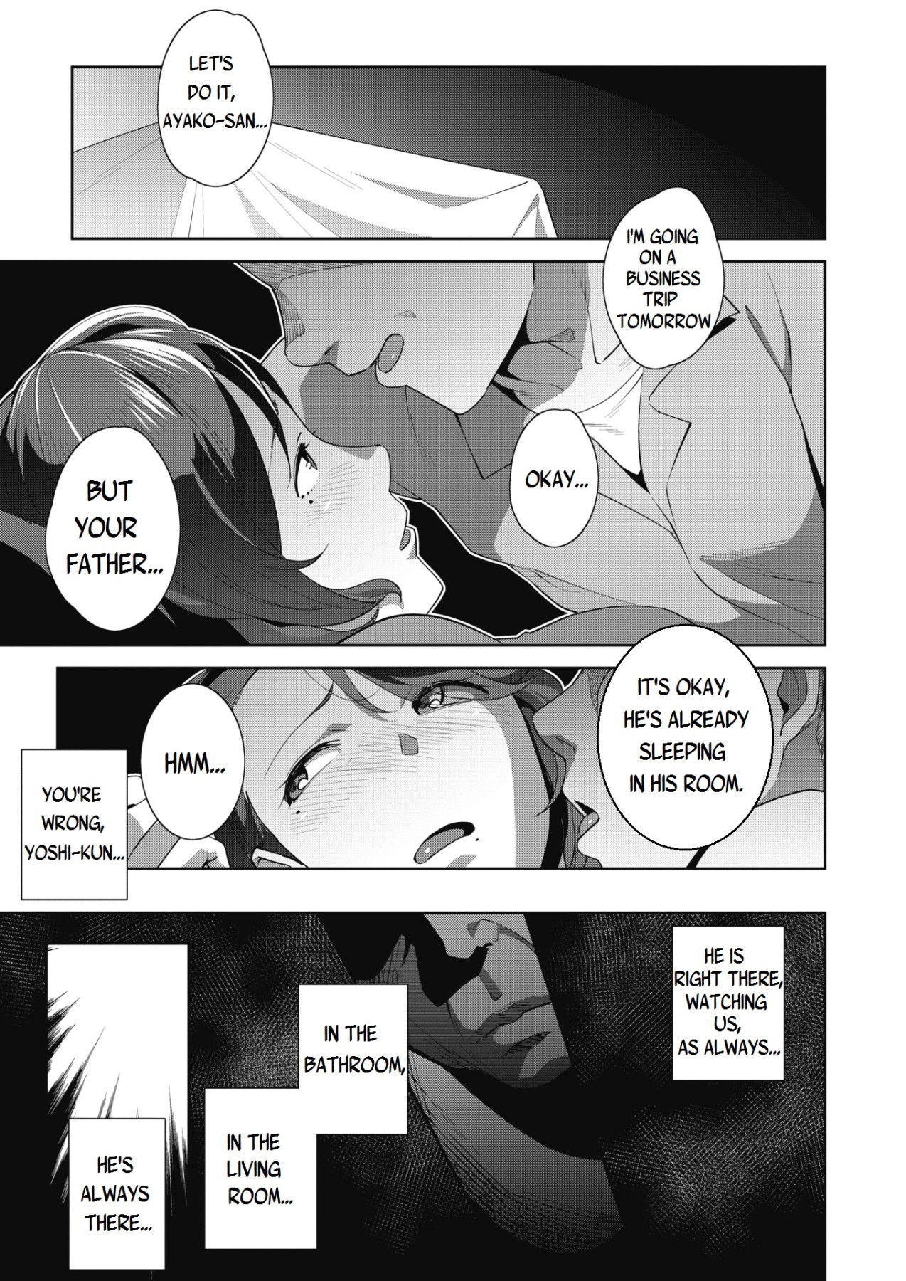 Hentai Manga Comic-Ayako's Uneasy Love Affair-Read-1